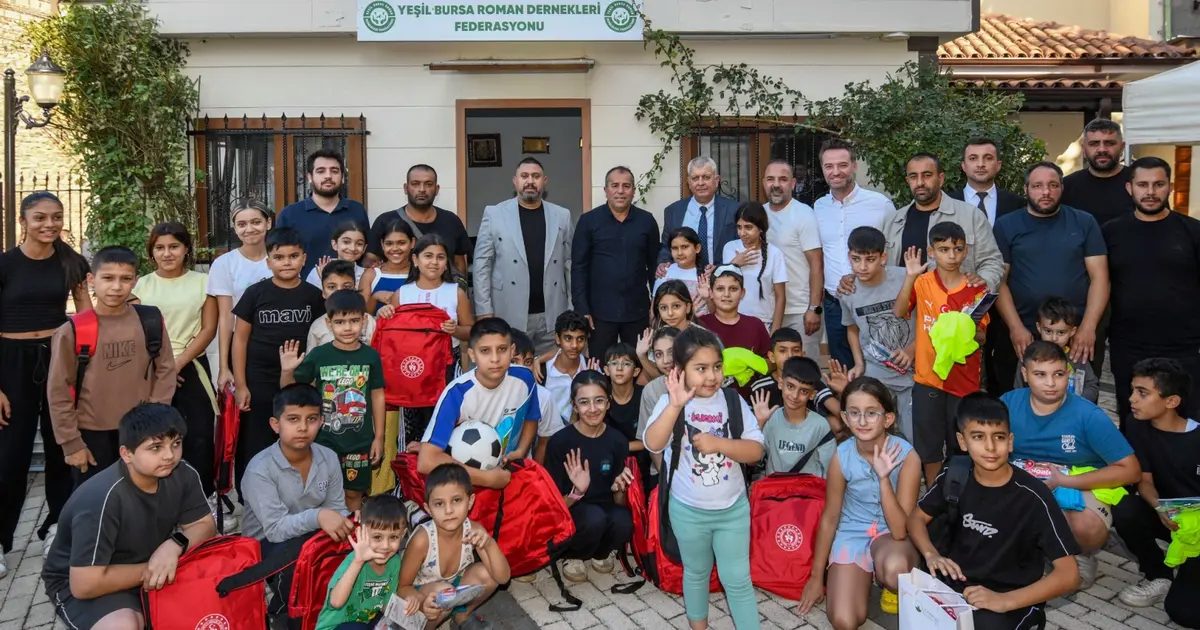 Buras Osmangazi’de çocukların yüzünü güldüren buluşma