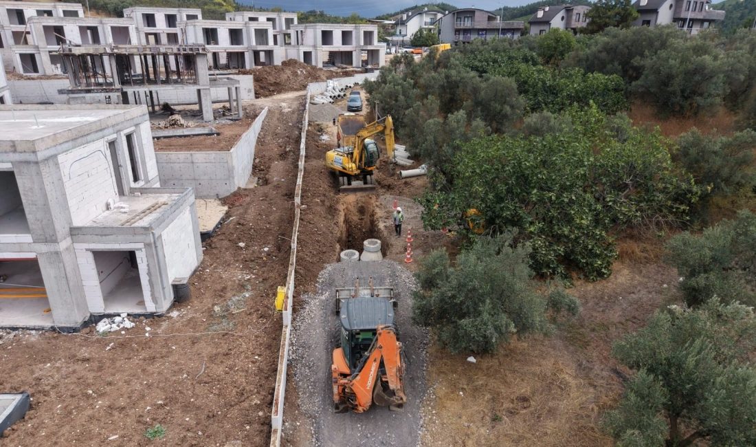 Bursa Büyükşehir Belediyesi, Mudanya’nın Bademli ve Çağrışan mahallelerinde 1,6 kilometrelik