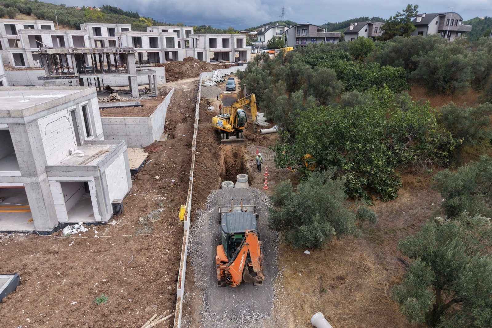 Bursa Büyükşehir Belediyesi, Mudanya’nın Bademli ve Çağrışan mahallelerinde 1,6 kilometrelik