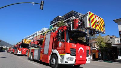 Bursa Büyükşehir Belediye Başkan Vekili Şahin Biba, İtfaiye Teşkilatı’nın 312’nci