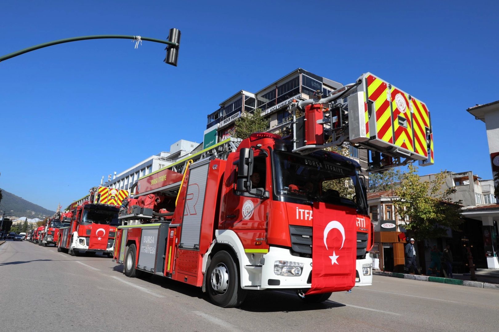 Bursa Büyükşehir Belediye Başkan Vekili Şahin Biba, İtfaiye Teşkilatı’nın 312’nci