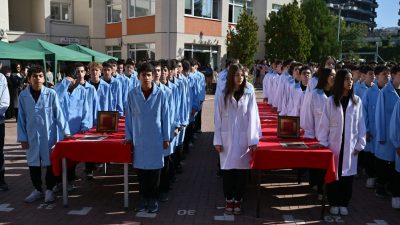 Bursa’da mesleki eğitime ilk adımını atan 303 lise öğrencisi, Ahilik