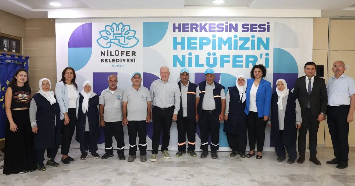 Bursa’da Nilüfer Belediyesi kursiyerleri sertifikalarını aldı