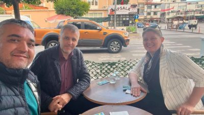 CHP Edirne İl Başkanı Özlem Becan ve teşkilatlardan sorumlu İl