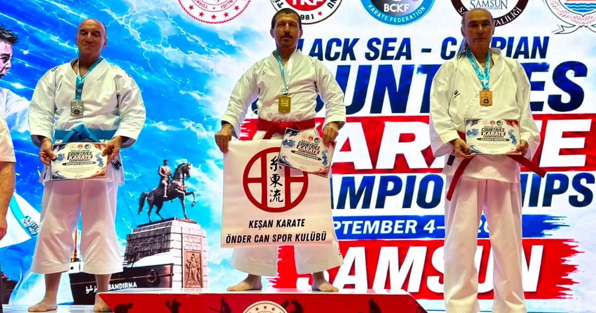 Edirne Keşan’da karate başarısı