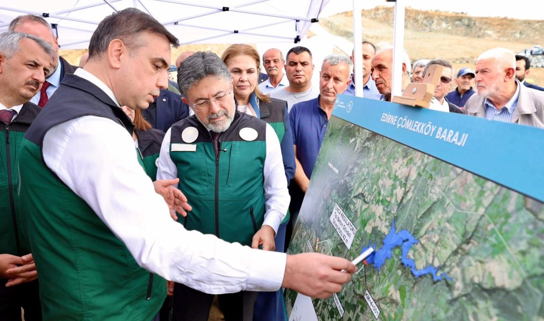 Tarım ve Orman Bakanı İbrahim Yumaklı, Edirne’de yapımı devam eden