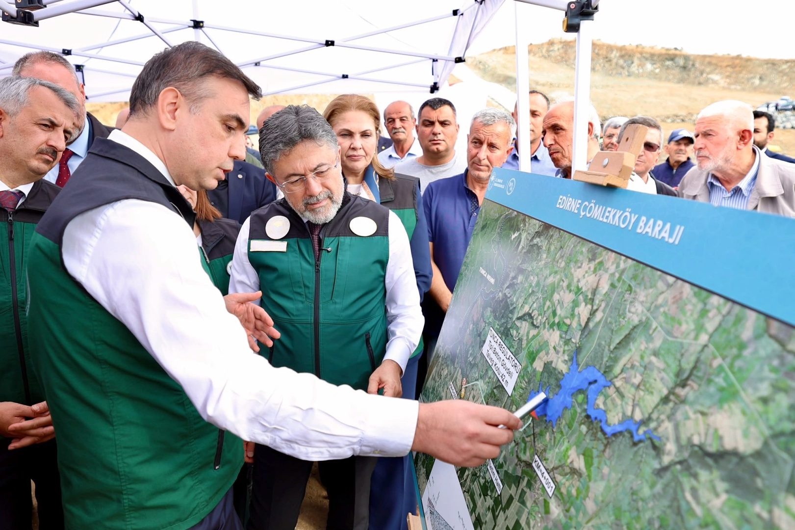 Tarım ve Orman Bakanı İbrahim Yumaklı, Edirne’de yapımı devam eden