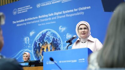 Cumhurbaşkanı Recep Tayyip Erdoğan'ın eşi Emine Erdoğan, BM Genel Merkezi’nde