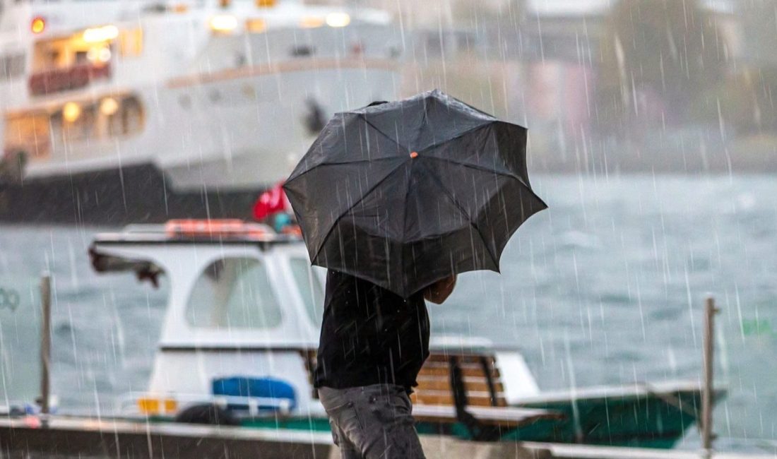 AKOM, Balkanlar üzerinden gelen serin ve yağışlı havanın etkisiyle pazartesiye