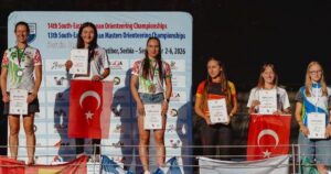 Sırbistan’ın Zlatibor bölgesinde düzenlenen Güneydoğu Avrupa Oryantiring Şampiyonası’nda Türkiye Millî
