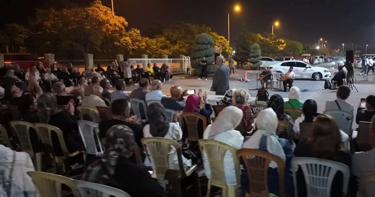 Kayseri hobi bahçelerinde sazlı sözlü akşam