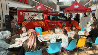 Kayseri Büyükşehir Belediyesi İtfaiye Daire Başkanlığı ekipleri, İtfaiyecilik Haftası kapsamında