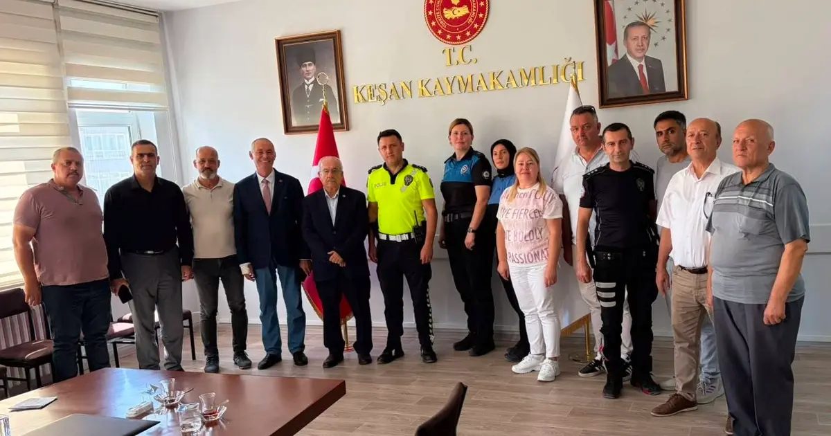 Keşan’da mahalle muhtarlarından ’emniyet’li istişare