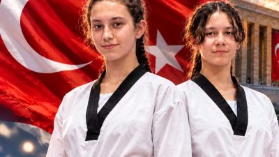 Keşan Rumeli Spor Kulübü sporcuları Eslin Göktepeli ve Aybike Gedik,