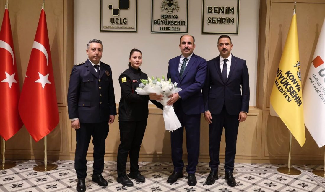 Konya Büyükşehir Belediye Başkanı Uğur İbrahim Altay, İtfaiye Haftası vesilesiyle