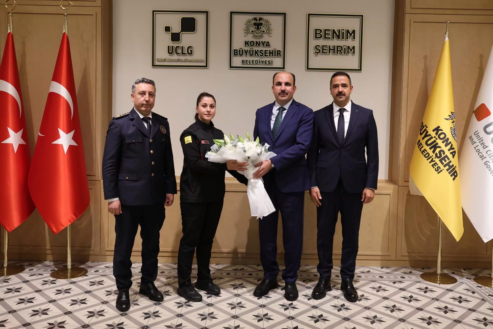 Konya Büyükşehir Belediye Başkanı Uğur İbrahim Altay, İtfaiye Haftası vesilesiyle