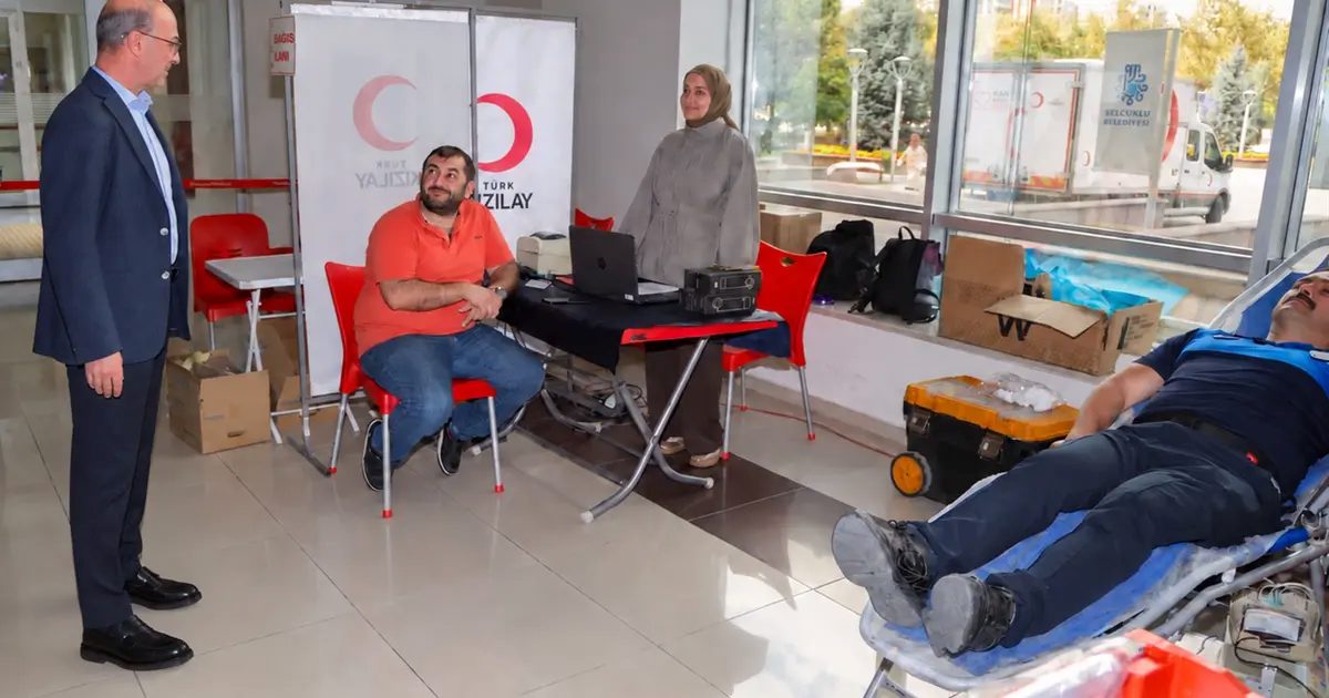 Konya Selçuklu’dan kan bağışına tam destek