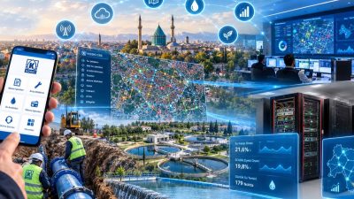 Konya Büyükşehir Belediyesi KOSKİ Genel Müdürlüğü, su ve kanalizasyon hizmetlerinde