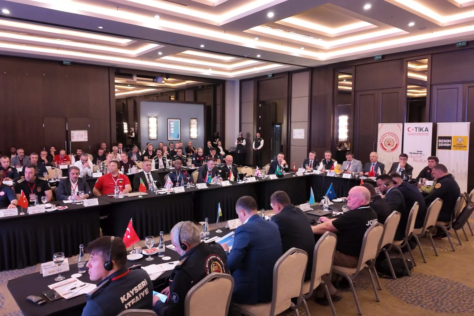 Konya Büyükşehir Belediyesi ve TİKA iş birliğinde Uluslararası İtfaiye Çalıştayı