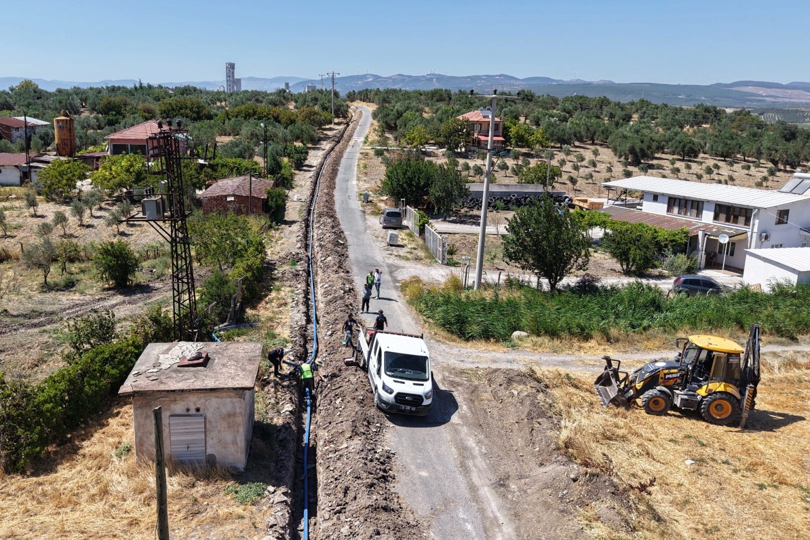 MASKİ Genel Müdürlüğü, Soma’nın Avdan Mahallesi’nde yaklaşık 700 metre uzunluğundaki