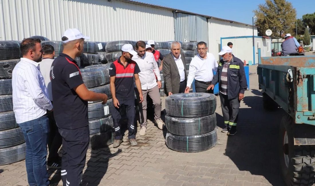 Manisa Büyükşehir Belediyesi, tarımsal üretimin sürdürülebilirliğini desteklemek ve su kaynaklarının
