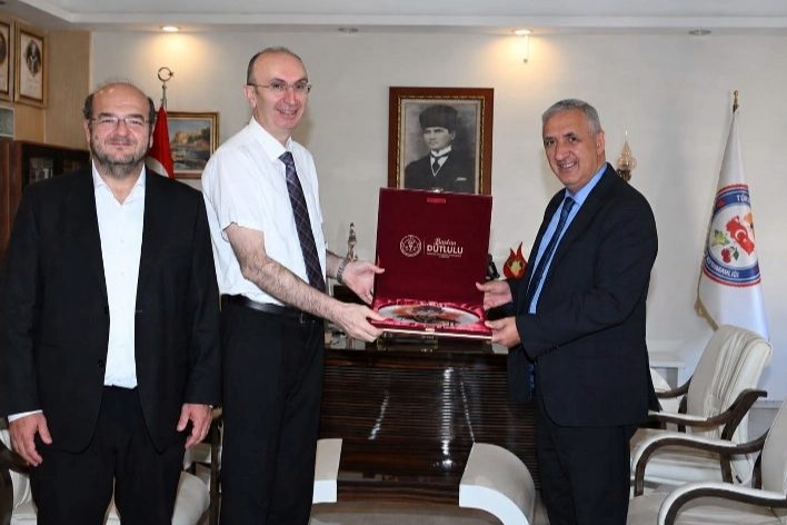MASKİ Genel Müdürü Ali Kılıç, Genel Müdür Yardımcısı Doç. Dr.