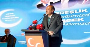 MHP İzmir İl Başkanlığı’nın 15. Olağan İl Kongresi, binlerce partilinin