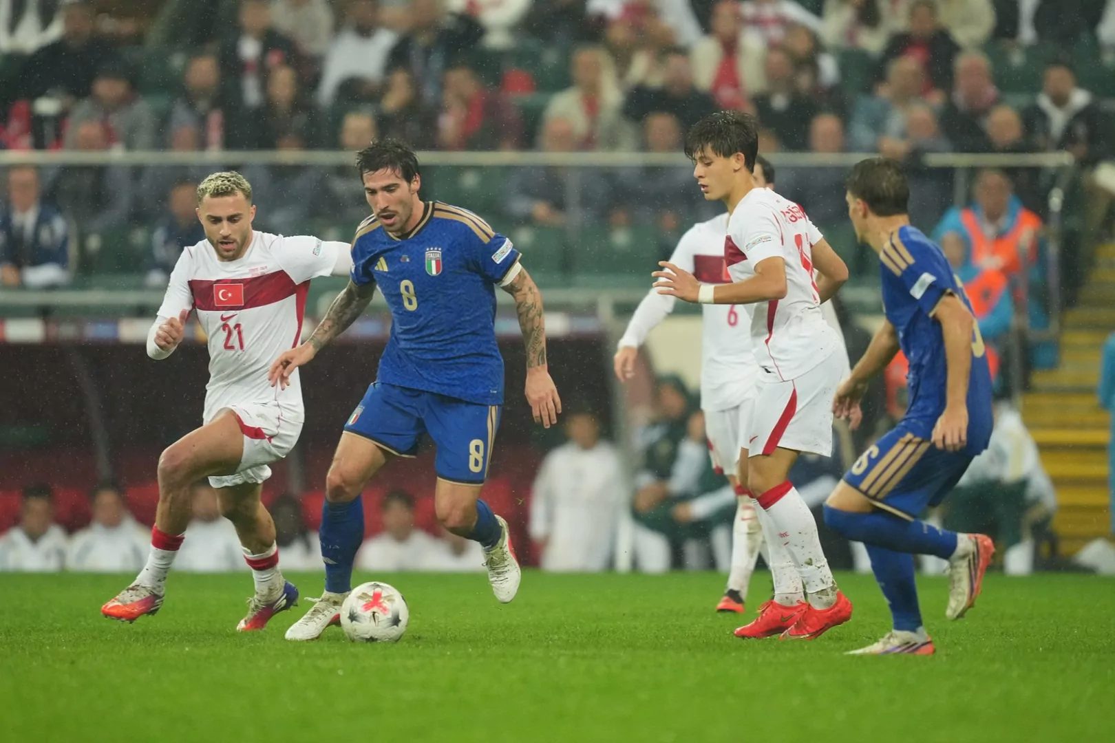 A Milli Takım, Bursa’da İtalya’ya 4-1 mağlup oldu. UEFA Uluslar