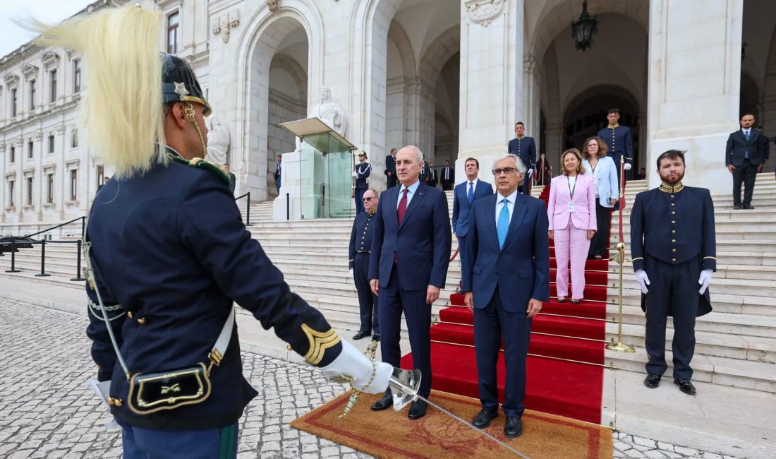 TBMM Başkanı Numan Kurtulmuş, resmi temaslarda bulunmak üzere gittiği Lizbon’da