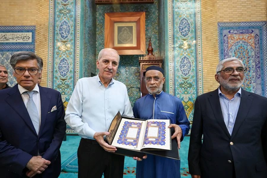 TBMM Başkanı Kurtulmuş, Portekiz’in başkenti Lizbon’da Müslüman toplum temsilcileriyle bir