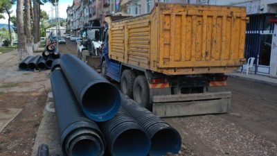 Ordu Büyükşehir Belediyesi, Perşembe ilçesinde başlattığı 3 bin 500 metrelik