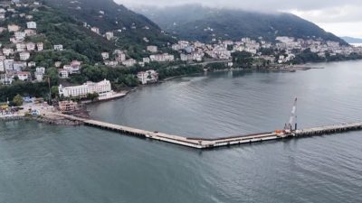 Ordu’nun denizcilik potansiyelini artırmak amacıyla başlatılan Atatürk Rıhtımı çalışmaları kapsamında