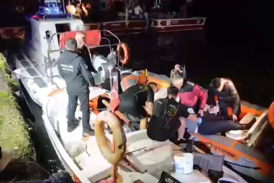 Ordu'nun Altınordu ilçesinde balık tutmak için denize açılan 65 yaşındaki