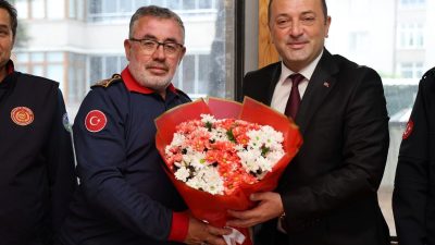Geyve Belediye Başkanı Selçuk Yıldız, İtfaiye Haftası dolayısıyla Sakarya Büyükşehir