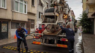 SASKİ, dün akşam saatlerinde başlayan ve gece boyunca metrekareye 50