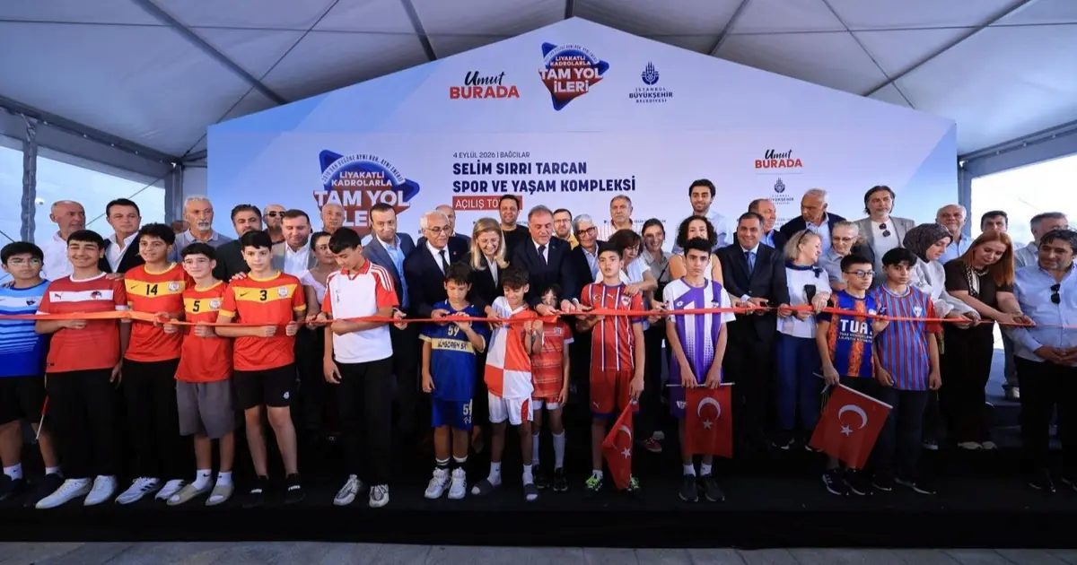 Selim Sırrı Tarcan Spor ve Yaşam Kompleksi açıldı
