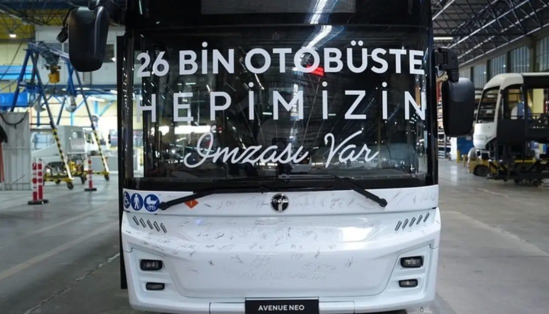 TEMSA, 26 bininci otobüsünü banttan indirdi. Şirketin uzun yıllara dayanan