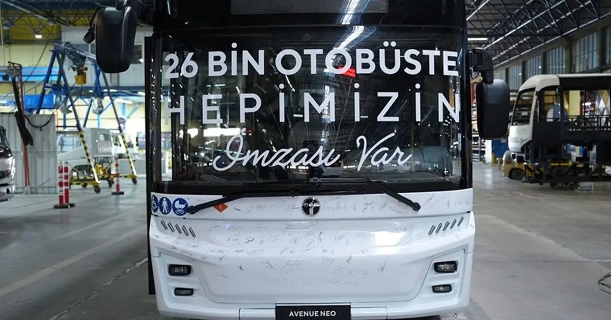 TEMSA, 26 bininci otobüsünü banttan indirdi. Şirketin uzun yıllara dayanan