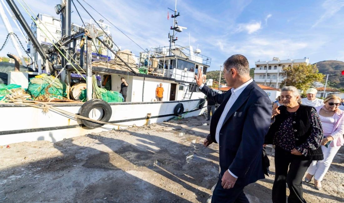 İzmir Büyükşehir Belediye Başkanı Dr. Cemil Tugay, Karaburun Tepeboz’da küçük