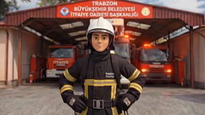Trabzon Büyükşehir Belediyesi İtfaiye Dairesi Başkanlığı, İtfaiye Haftası kapsamında yangın