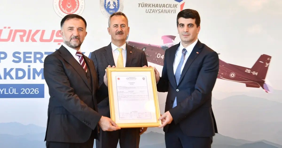Türk havacılığında tarihi adım… HÜRKUŞ-II’ye Askeri Tip Sertifikası