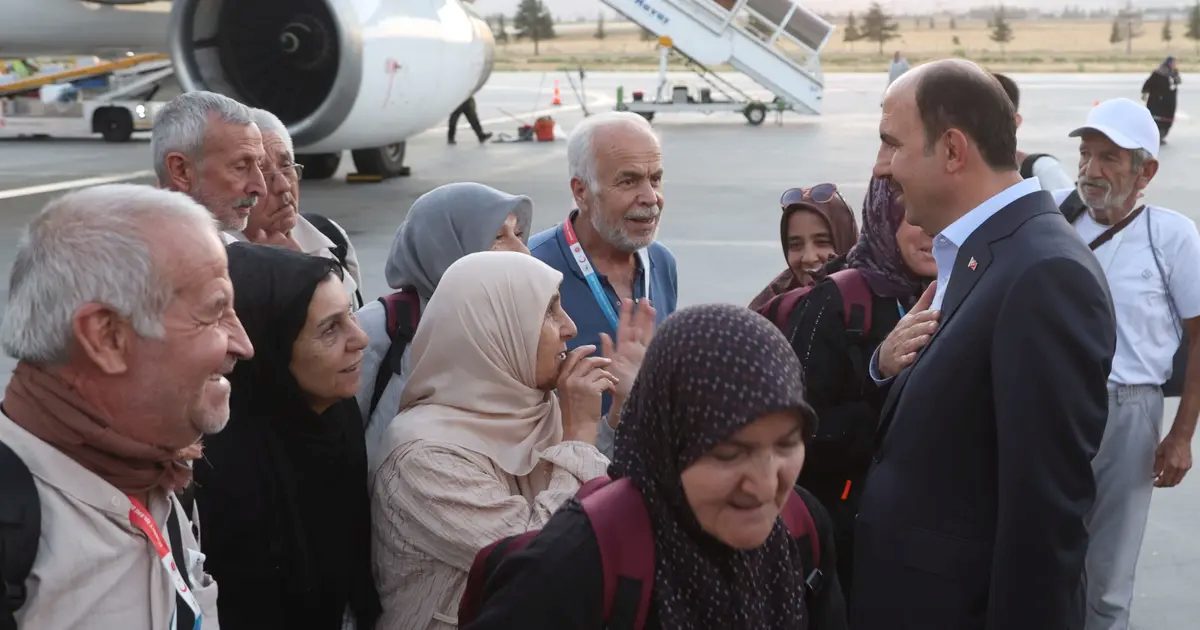 Vefa Umresi’nde ilk kafile Konya’ya döndü