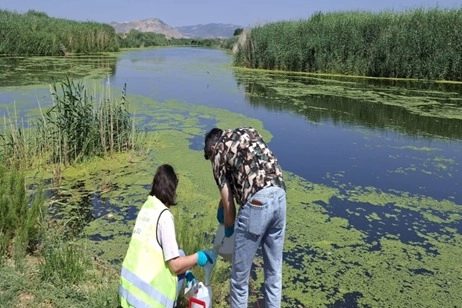 İzmir ve Manisa Büyükşehir Belediyelerinin Gediz Nehri’nde yürüttüğü ortak izleme