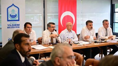 Bursa'da Yıldırım’ın geleceğine yönelik hizmet ve yatırımların ele alındığı istişare