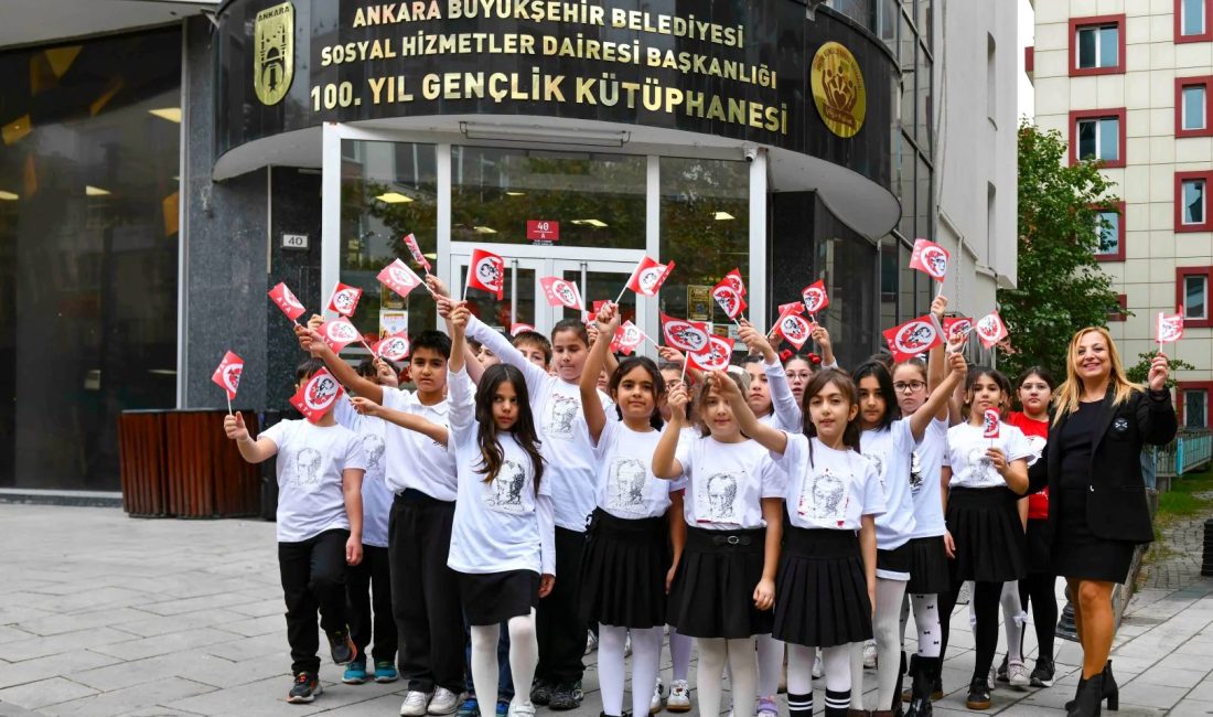 Ankara Büyükşehir Belediyesi, 29 Ekim Cumhuriyet Bayramı kapsamında ilkokul öğrencilerini