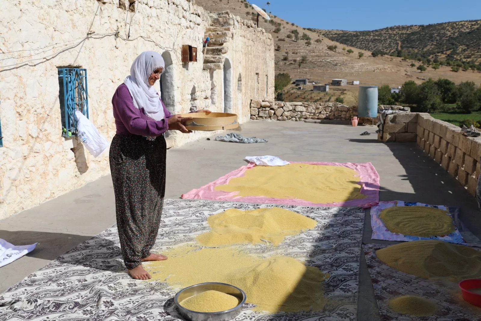 Buram buram tarih kokan kadim coğrafya Mardin’in Yeşilli ilçesine bağlı