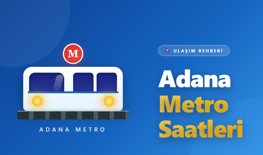 Adana Metro M1 - WordPress Embed Widget M1 ADANA METRO