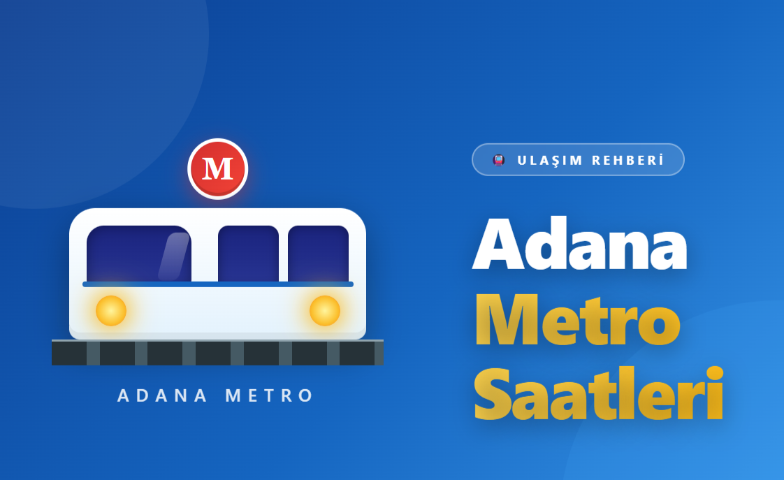 Adana Metro M1 - WordPress Embed Widget M1 ADANA METRO
