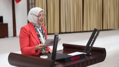 TBMM'de konuşan Adalet Komisyonu Sözcüsü AK Parti Bursa Milletvekili Av.