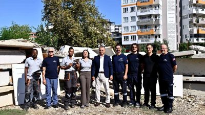 Antalya’da Muratpaşa Belediye Başkanı Ümit Uysal, arama kurtarma çalışmalarında kullanılmak